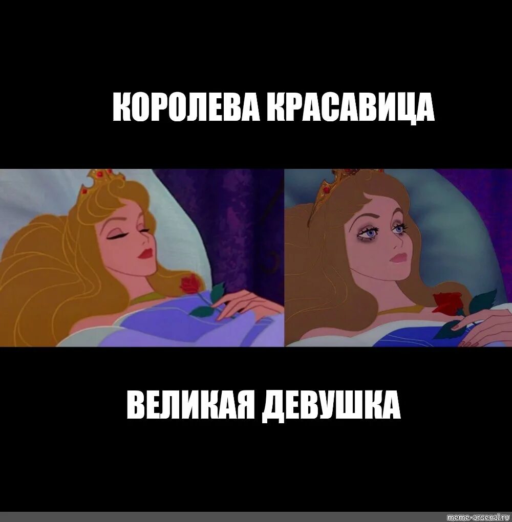 Включи спи красавица. Мемы про принцесс. Принцесса Мем. Мем со спящей красавицей.