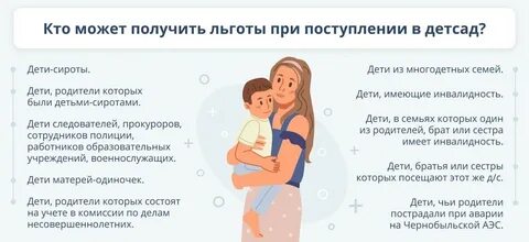 Льготы в детский сад