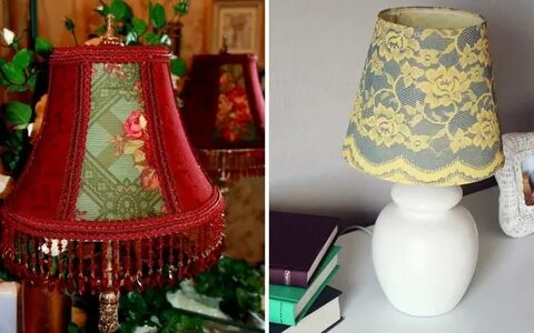 Как обновить абажур для торшера своими руками