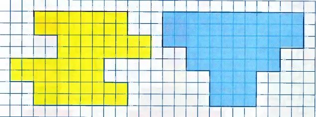 Вырежь из клетчатой бумаги. Изобрази на клетчатом листе бумаги два квадрата с длинами сторон 5. Развертка параллелепипеда. Миша сумел закрыть фигуркой 2 ровно три клеточки фигурки 1. Начерти на листе клетчатой бумаги квадрат со стороной.