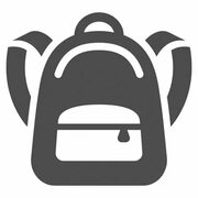 Backpack, book bag, bookbag, rucksack, school bag, schoolbag icon - Download on Iconfinder