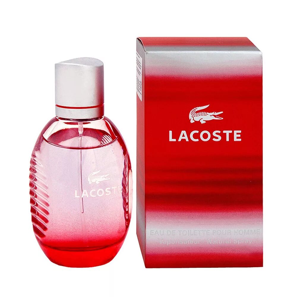 Lacoste Red m EDT 75 ml. Lacoste Red men 75ml. Lacoste Red мужской 75 мл. Lacoste Style in Play EDT, 125 ml.