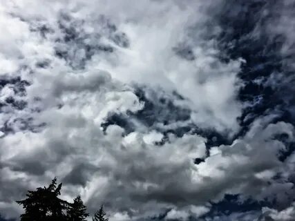 Clouds before