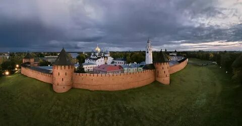 Кремль в древнем новгороде