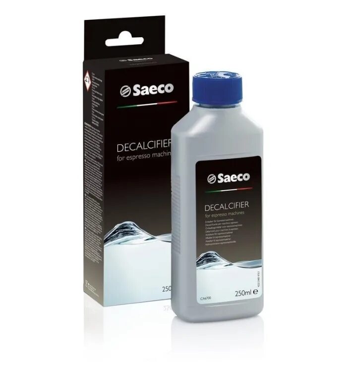 Очистка saeco. Средство от накипи для кофемашины philips ca6700/10. чистящее средство для кофемашины philips от накипи ca6700/10 состав. средство для очистки от накипи philips saeco ca6700/10 для кофемашин. philips decalcifier средство для очистки от накипи 250 мл.