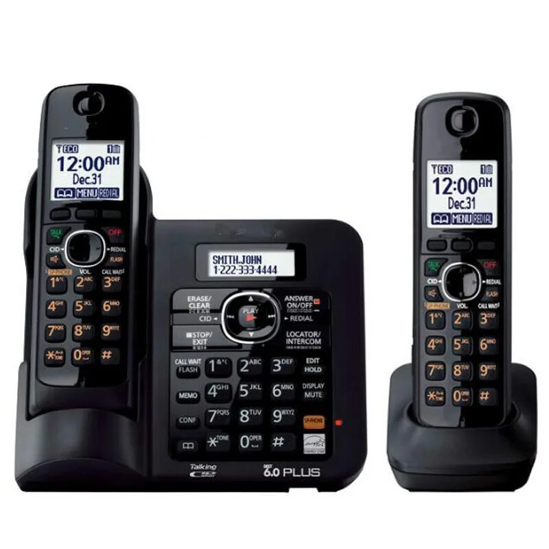 Радиотелефон Panasonic 2 трубки. Panasonic KX-tg2. DECT Cordless Phone. Радиотелефон Panasonic DECT С автоответчиком.