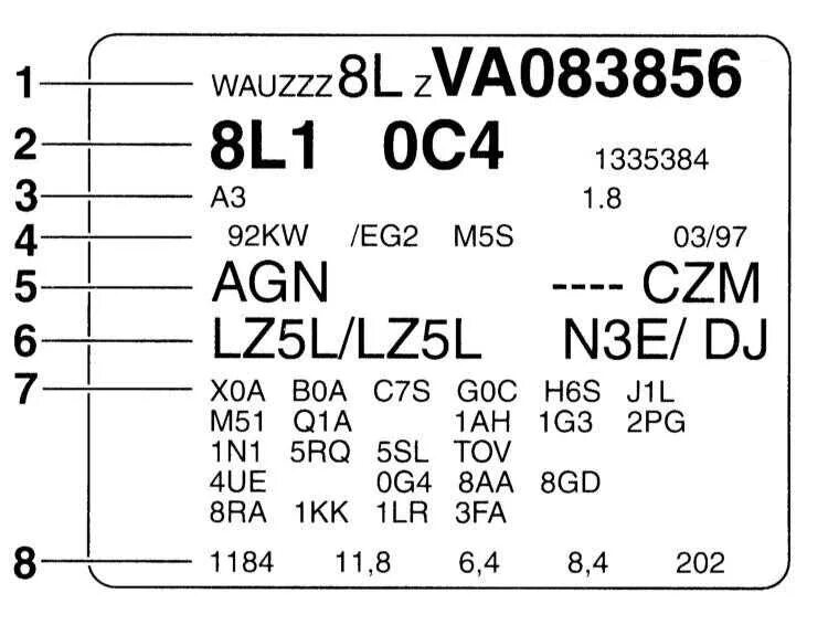 Номер краски Ауди а6 с5. Расшифровка вин номера Audi 100. Код краски Ауди 100 с4. Табличка двигателя Ауди а6. Каталожный номер запчасти по вин коду