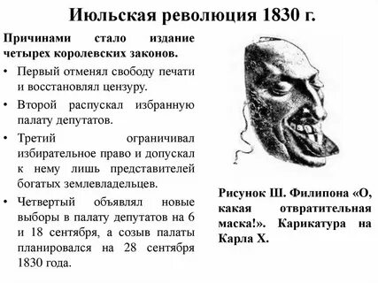 Июльская революция 1830 три славных дня