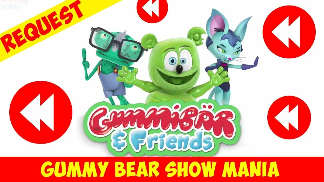 Gummy reverse. Гамми шоу. gummy bear show mania. gummy bear робот. gummy bear show mania friends.