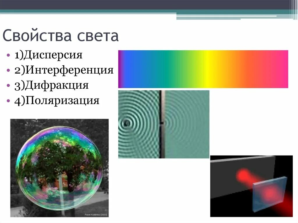 Примеры дисперсии в природе. Дифракция. 2. Интерференция. 3. Дисперсия. 4. Поляризация.. Дифракция света физика 9 класс. Дисперсия дифракция интерференция. Интерференция и дифракция света.