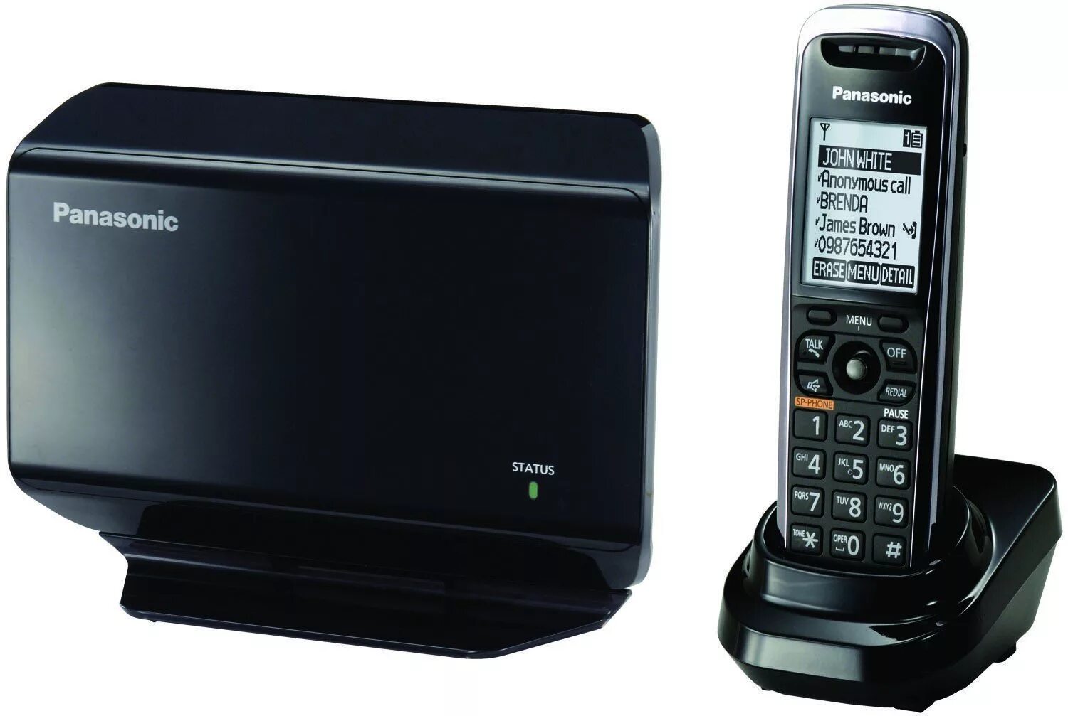 Телефон без базы. Panasonic KX-tgp500 b09. SIP Panasonic KX-tgp500. Panasonic KX 500. SIP-телефон DECT Panasonic KX-tgp500b09.