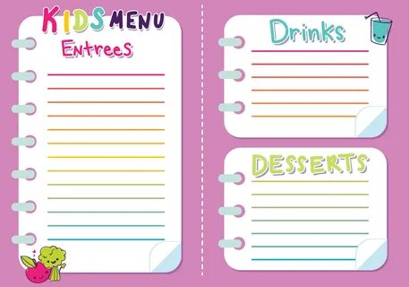 Your menu
