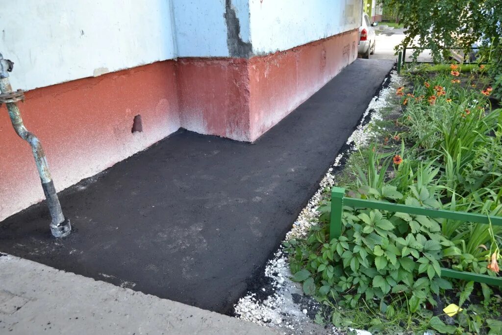 Как убрать отмостку