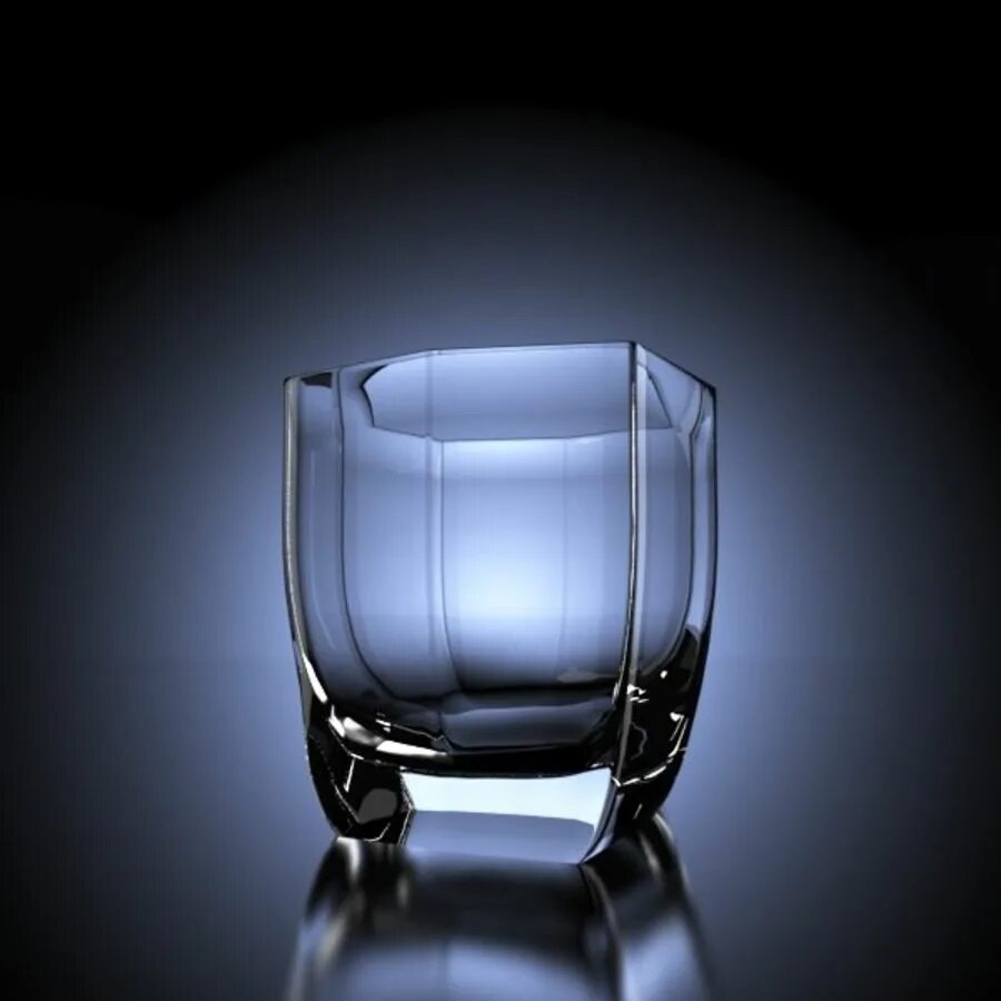 Glass render. Carona render Glass Caustics.