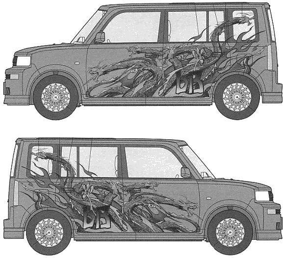 Toyota bb габариты. Toyota bb blueprint. Toyota bb габариты. Toyota bb 2001 чертеж. Тойота бб размер багажника.