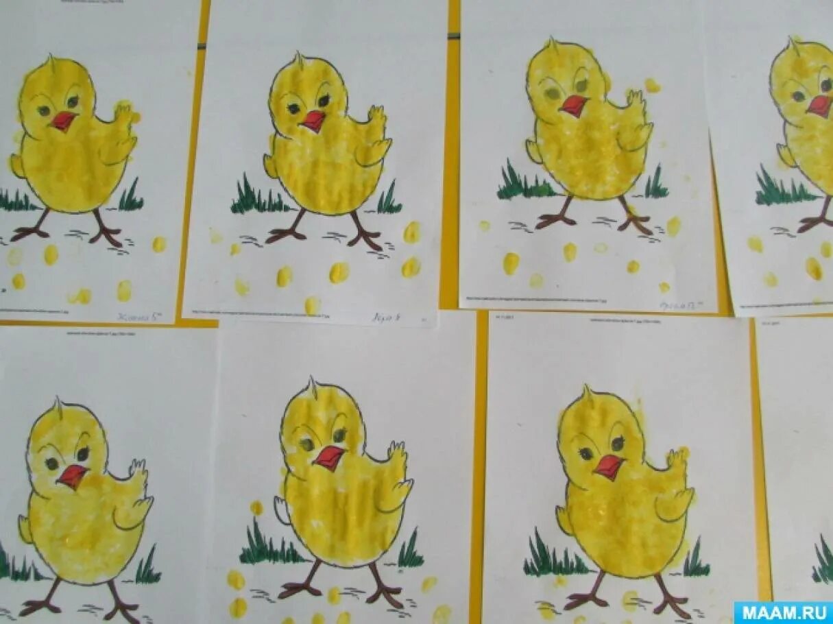 Рисование цыпленок во второй младшей группе. Рисование 2 мл гр. Рисование цыпленка в младшей группе. Рисование с детьми ясельной группы.