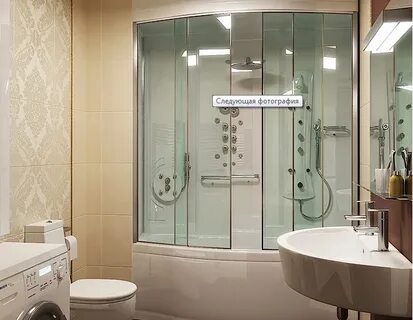 Дизайн ванной комнаты 2024 с душевой кабиной
