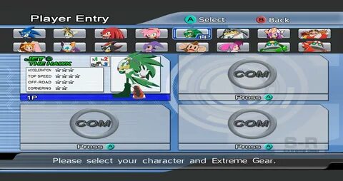 Sonic riders gamecube