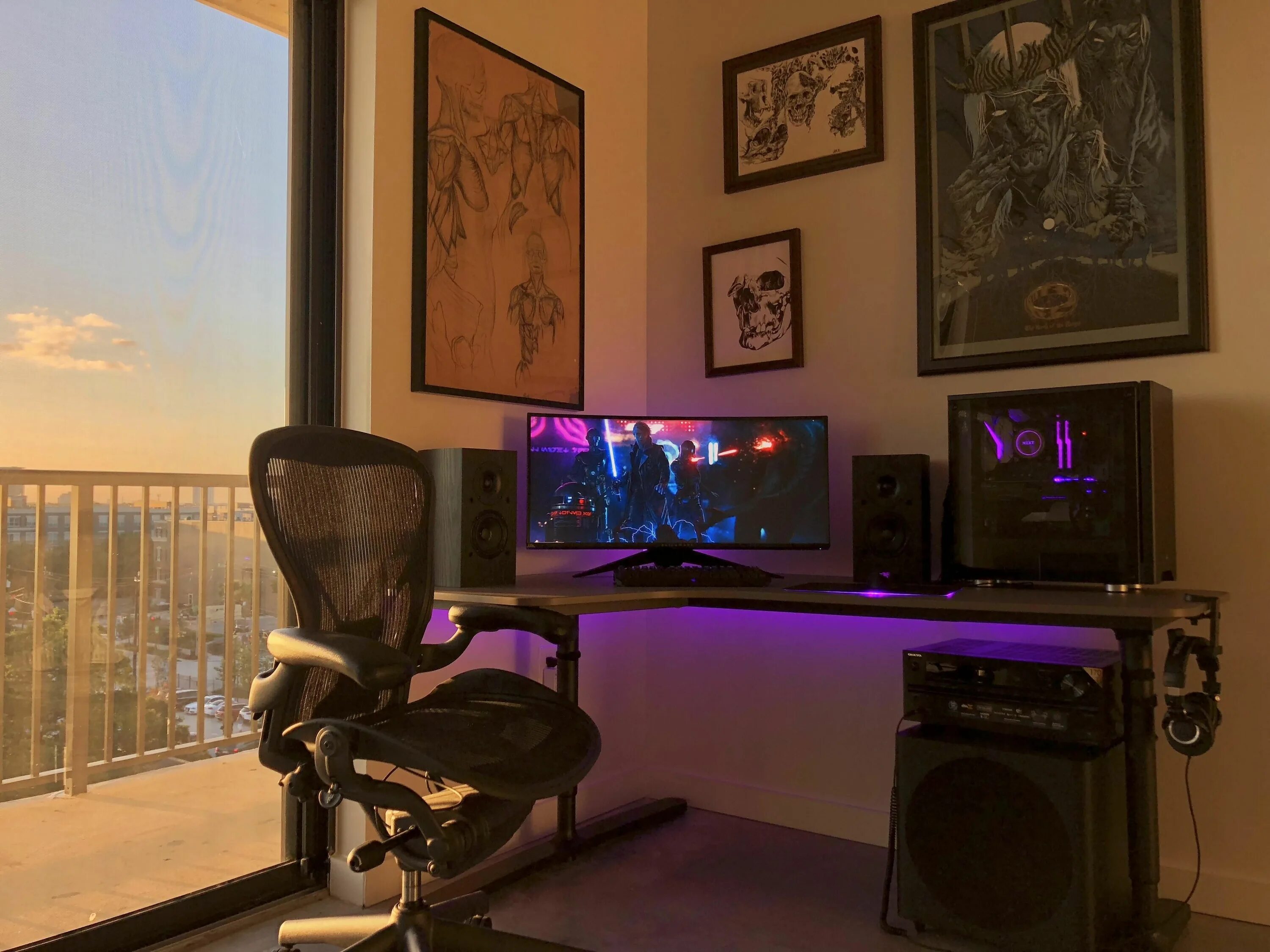 Computer studio. Pc studio. vigial студия мод на компьютер. setup apartment. studio apartment with computer.