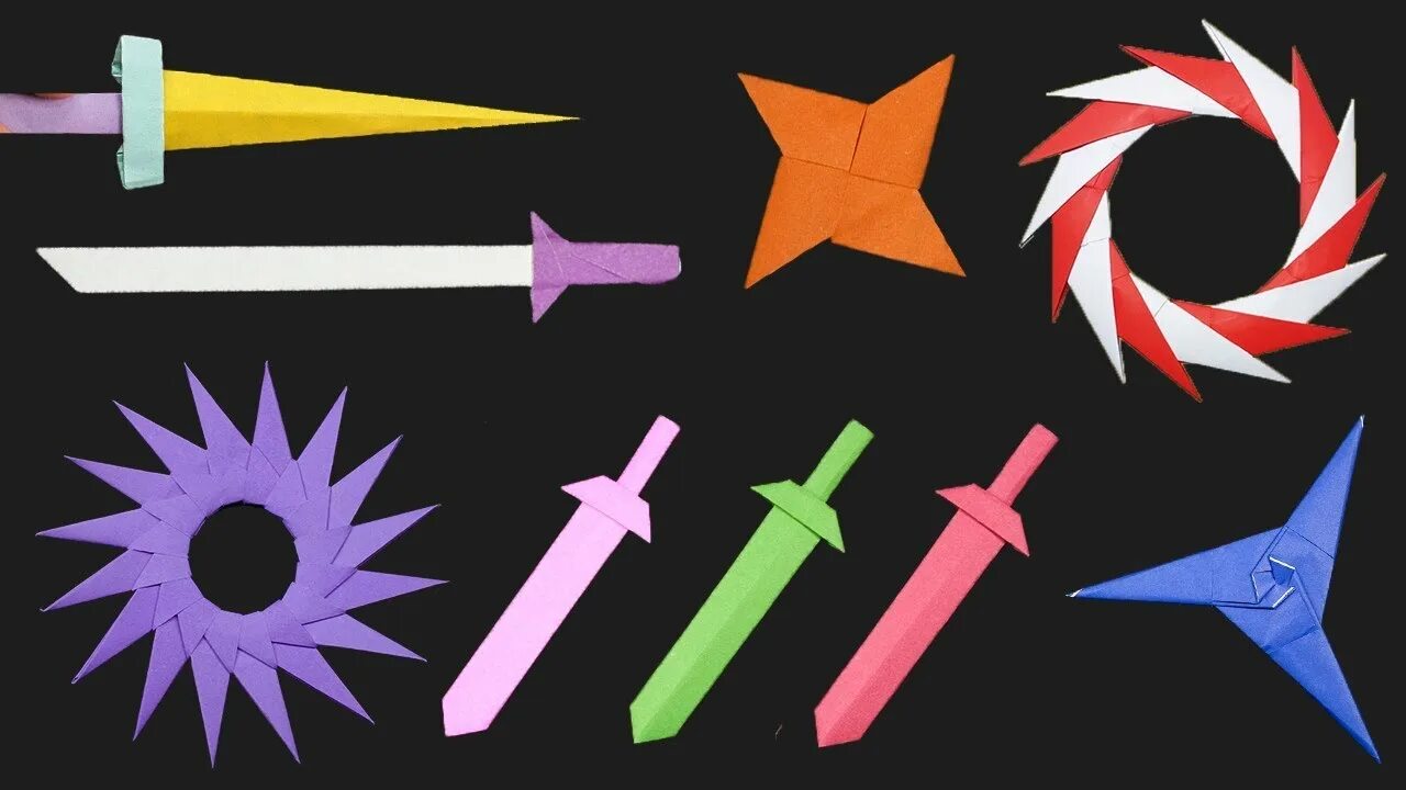 Оружие из бумаги без клея. Оружие из Наруто из бумаги кунай. Origami Ninja Star/Sword/Knife. Оригами оружие ниндзя сюрикен. Оригами оружие ниндзя.