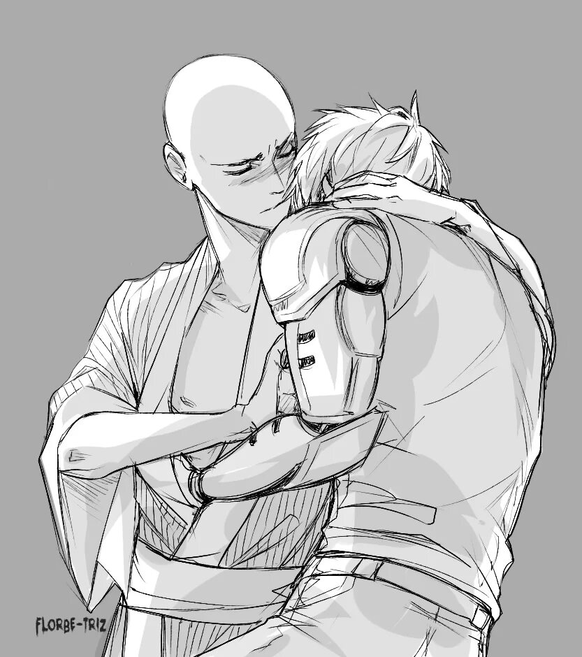 Сайтама и Генос. Сайтама и Генос шип. One Punch man Генос и Сайтама. Сайтама арт яой. Ванпанчмен яой