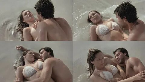 Naked Kelly Brook In Survival Island. 