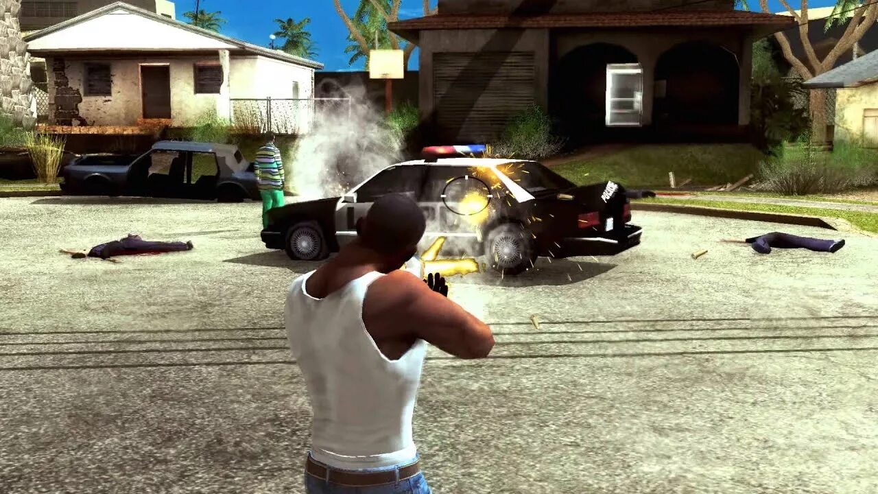 Как в гта спасать. Gta san andreas перестрелка. гта сан андреас 2015. гта сан андреас стрельба. gta san andreas перестрелка с полицией.