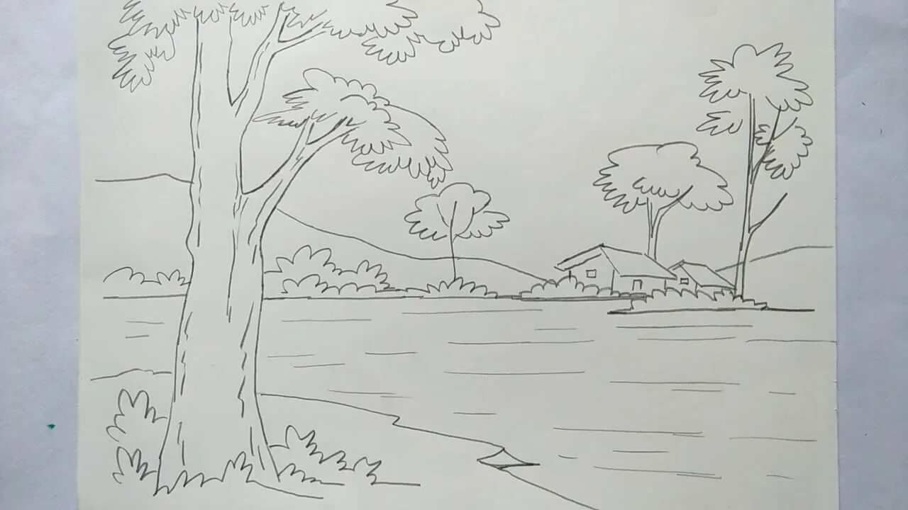 Весенний остров распечатать текст полностью. Пейзаж карандашом. Пейзаж рисунок карандашом. Пейзаж карандашом для детей. Пейзажи природы для срисовки.