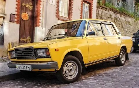 Ваз 2107 желтая