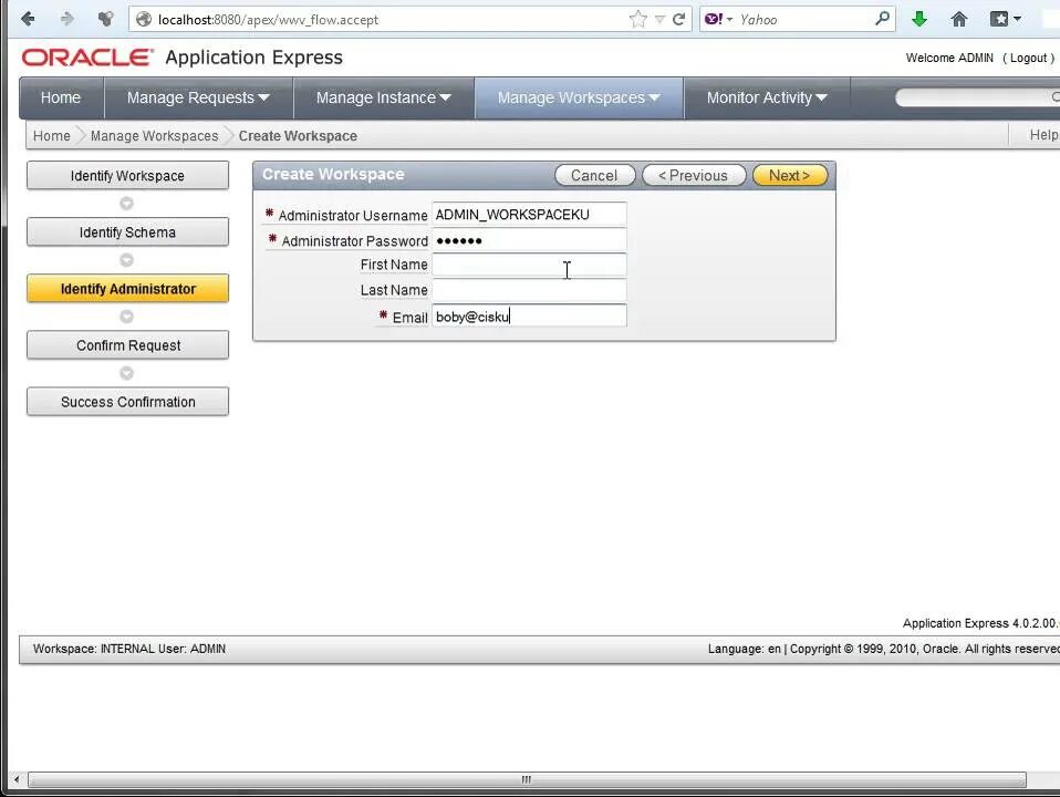 Работа с базой oracle. Работа с базой oracle