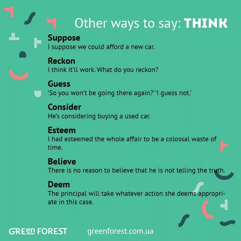 Think of a word that. Other ways to say. Ways to say i think. Say синонимы на английском. Other ways to say i think.