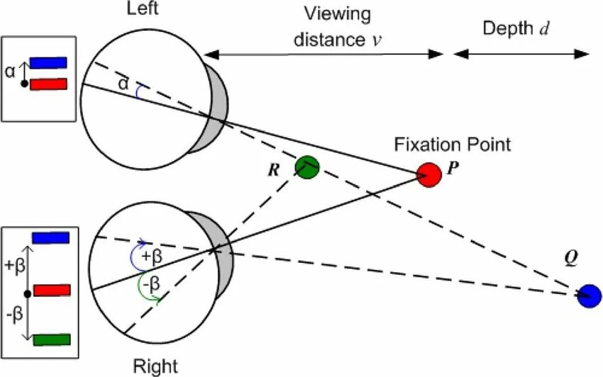 Point distance. Стереопсис. distance measuring method by binocular. viewing. explain binocular disparity and stereopsis, and describe why rgb+d data is called 2.5d data.