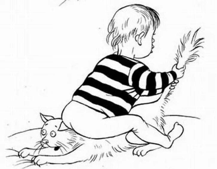 Дергать кота за хвост. Обижать животных. Ребенок тащит кота за хвост. Кот рисунок для детей. Мальчик тащит папу за ногу крокус сити