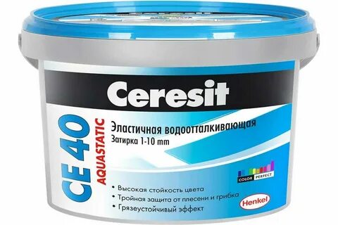 Затирка ceresit серая