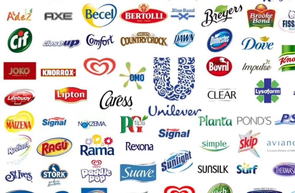 Марка владение. Фирма Unilever продукция. Логотипы компаний. Юнилевер бренды. Известные логотипы.