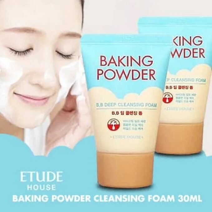 Baking powder deep cleansing. Baking Powder b.b Deep Cleansing Foam. Etude House Baking Powder b.b Deep Cleansing Foam 30ml / пенка для умывания. Пенка Baking Powder 30ml. Baking Powder BB Deep Cleansing Foam, 30 мл.