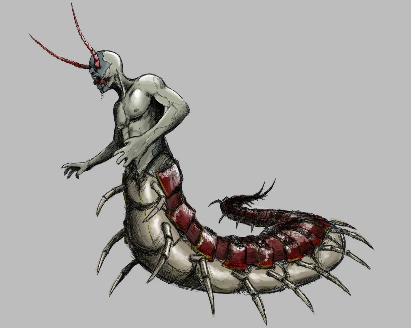 Монстр многоножка сколопендра. Монстр сколопендра демон. Укус мокрица многоножка. Ползучая тварь. Ползучая тварь.