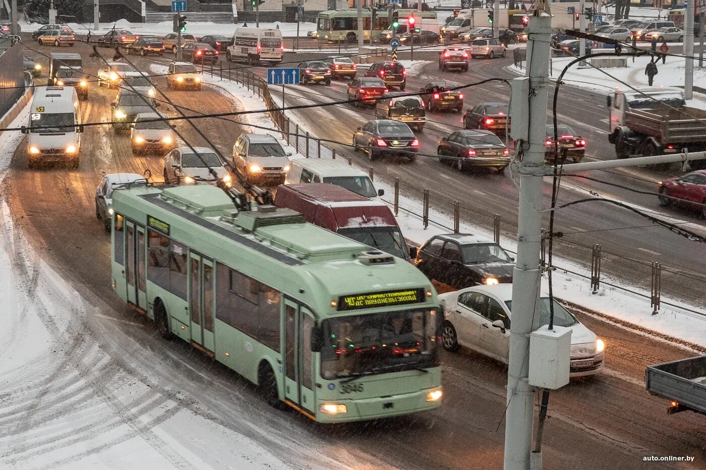 Пробка на минском