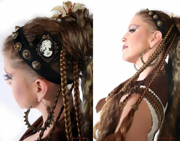 Skull & Crossbones Pirate Hairstyle from BabesInHairland.com #halloween #pirate 