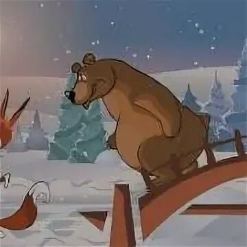 Раз зимой вдоль опушки