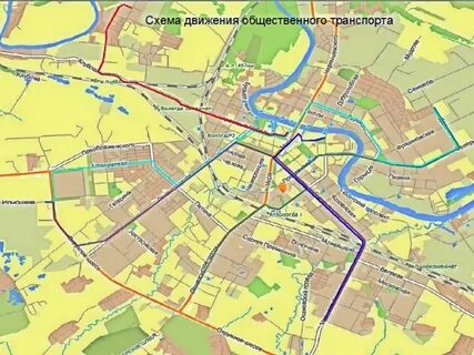 Маршрут движения автобусов вологда