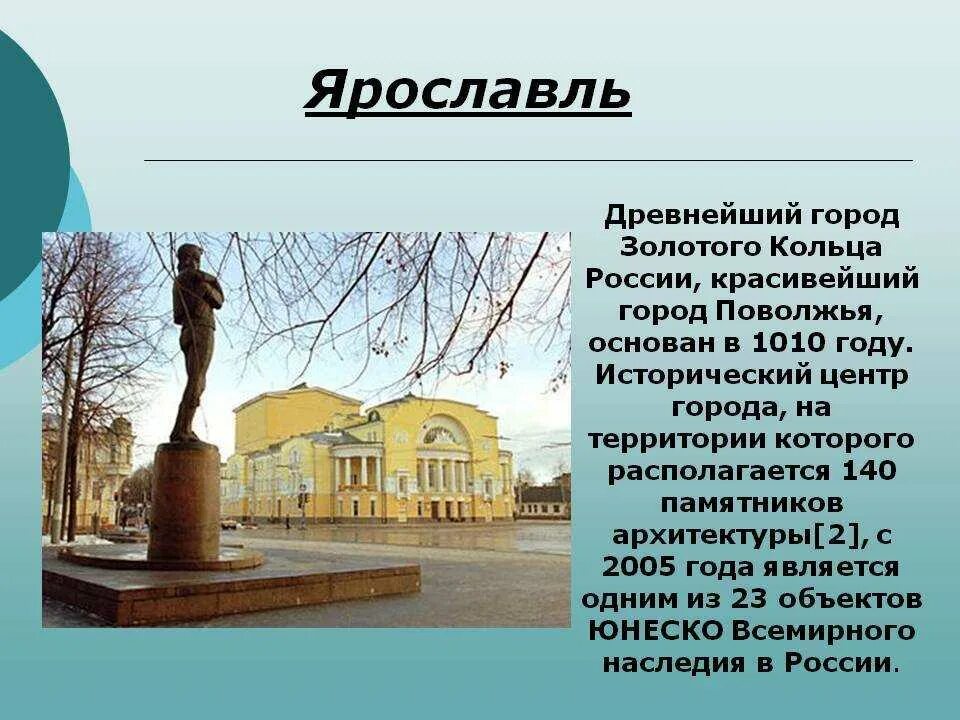 Доклад 3 класс достопримечательности. Достопримечательности городов золотого кольца Ярославль. Достопримечательности Ярославля 3 класс. Рассказ Ярославле о городе Ярославле. Информация про Ярославль золотого кольца России.