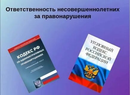 Беседа ответственность за проступки