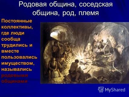 Почему родовая община называется родовой