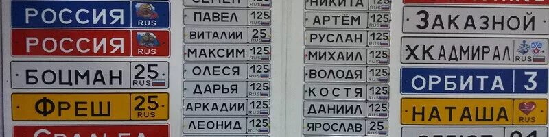 Имена номерные: найдено 85 изображений