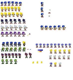 Sonic sprite sheet