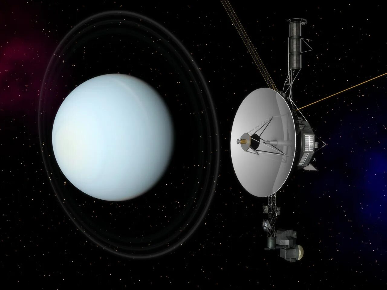 Первые космические зонды. Вояджер-2 космический аппарат. Космический аппарат Вояджер-1. Вояджер 2 Уран. Вояджер 2 Нептун.