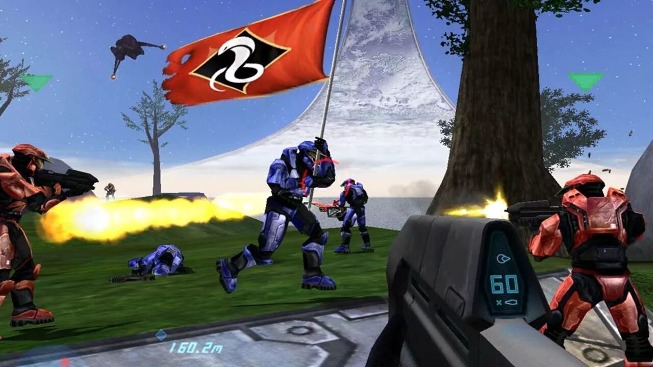 Halo игра 2001. Halo Combat игра. Halo Combat Evolved 2001. Hallo 1 Combat Evolved. Игра между двумя командами