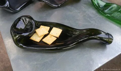 Тарелка из бутылки