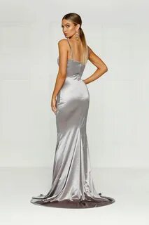 Silver satin